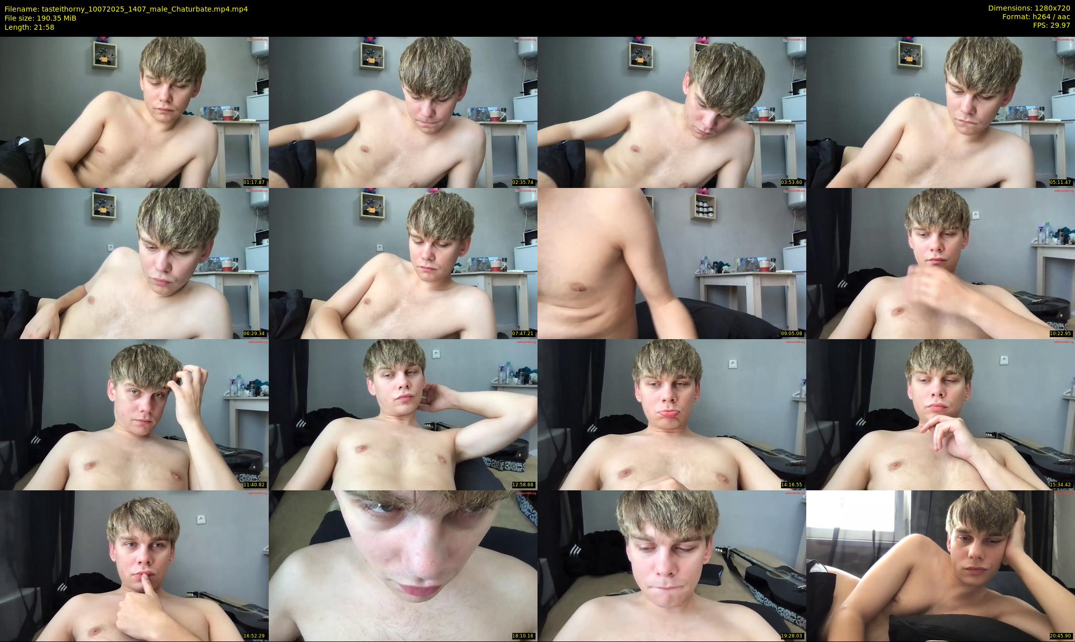 tasteithorny — 22 minute Chaturbate male cam show recording, 720p, Jul 10, 2025