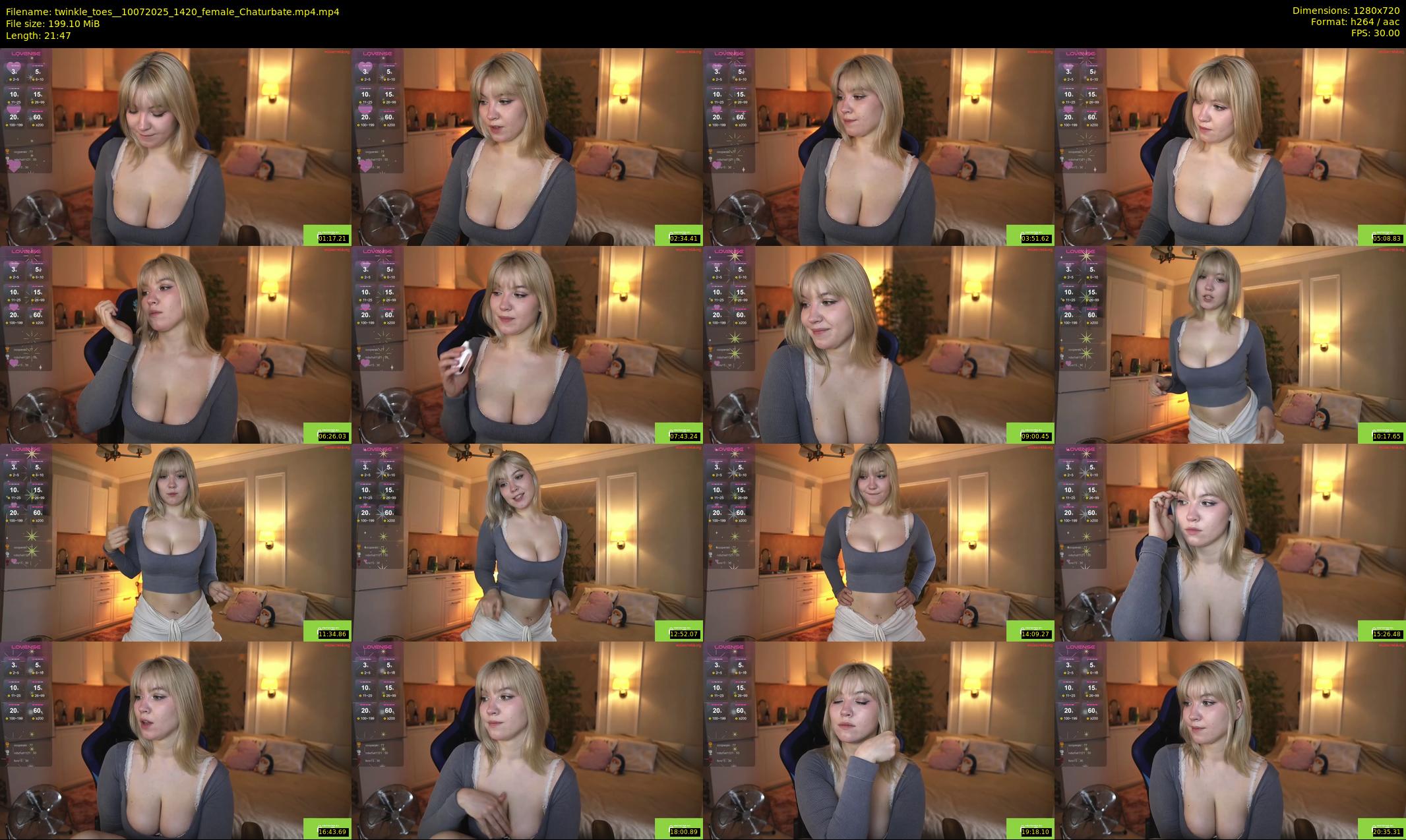 twinkle_toes_ — 22 minute Chaturbate female cam show recording, 720p, Jul 10, 2025