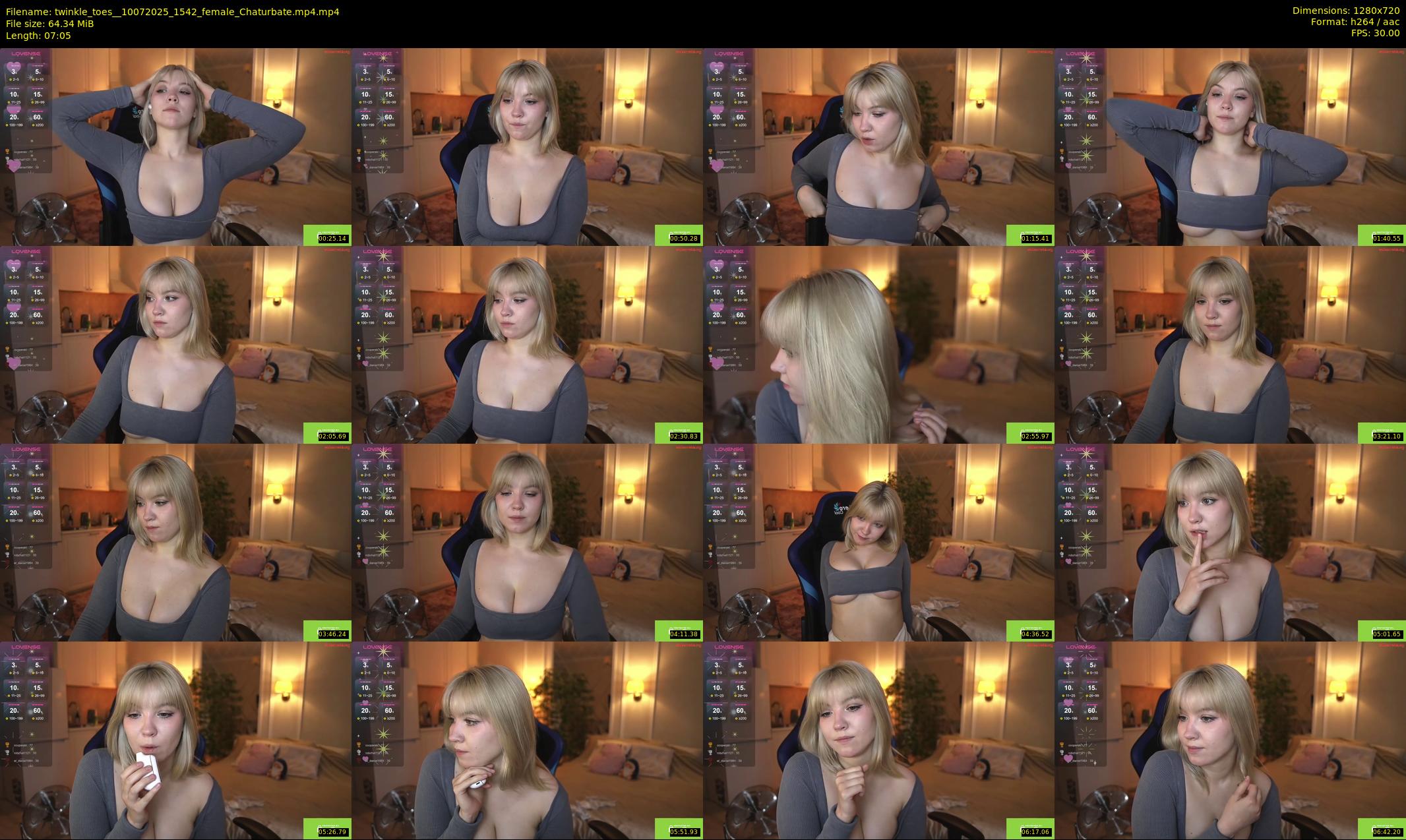 twinkle_toes_ — 8 minute Chaturbate female cam show recording, 720p, Jul 10, 2025
