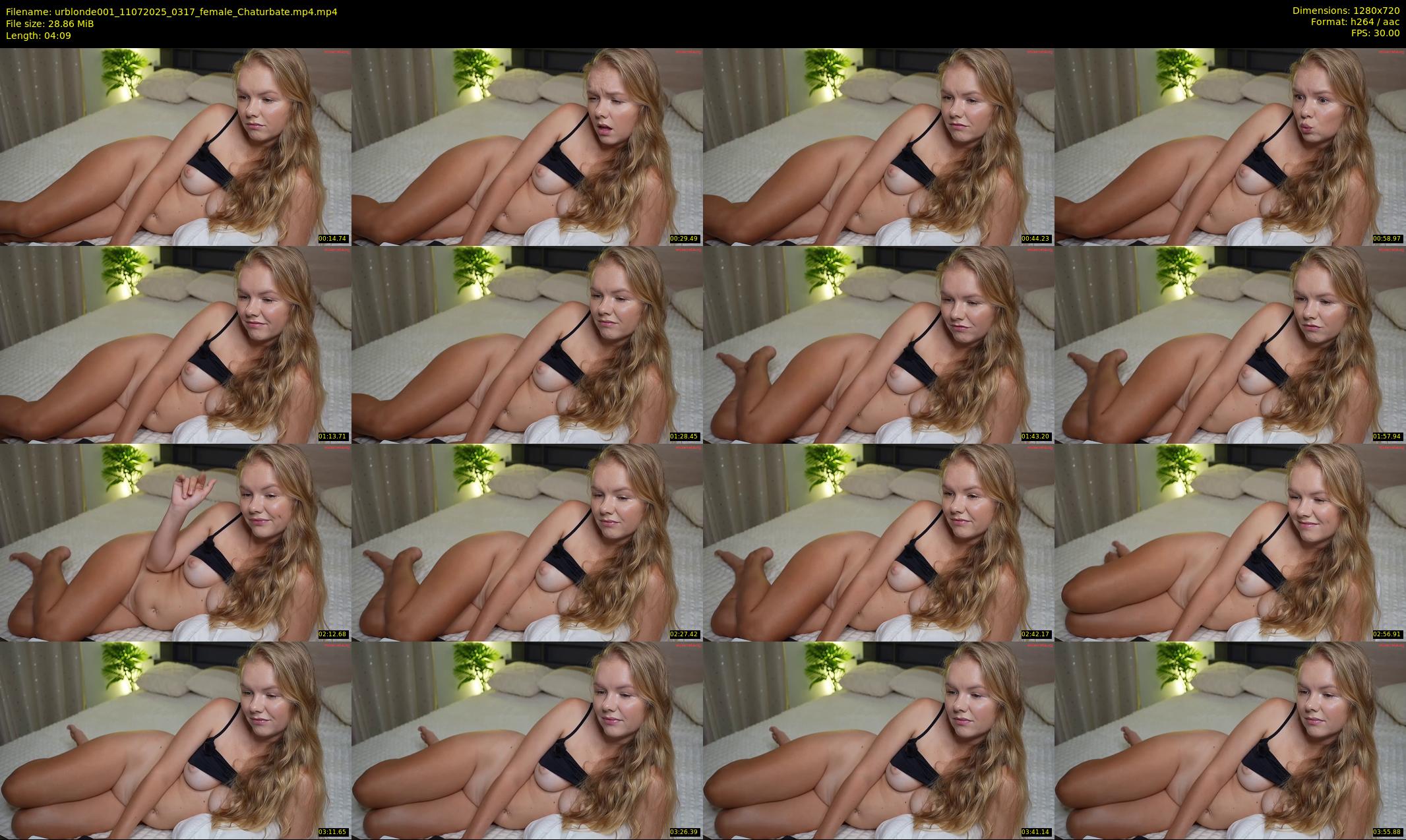 urblonde001 — 5 minute Chaturbate female cam show recording, 720p, Jul 11, 2025