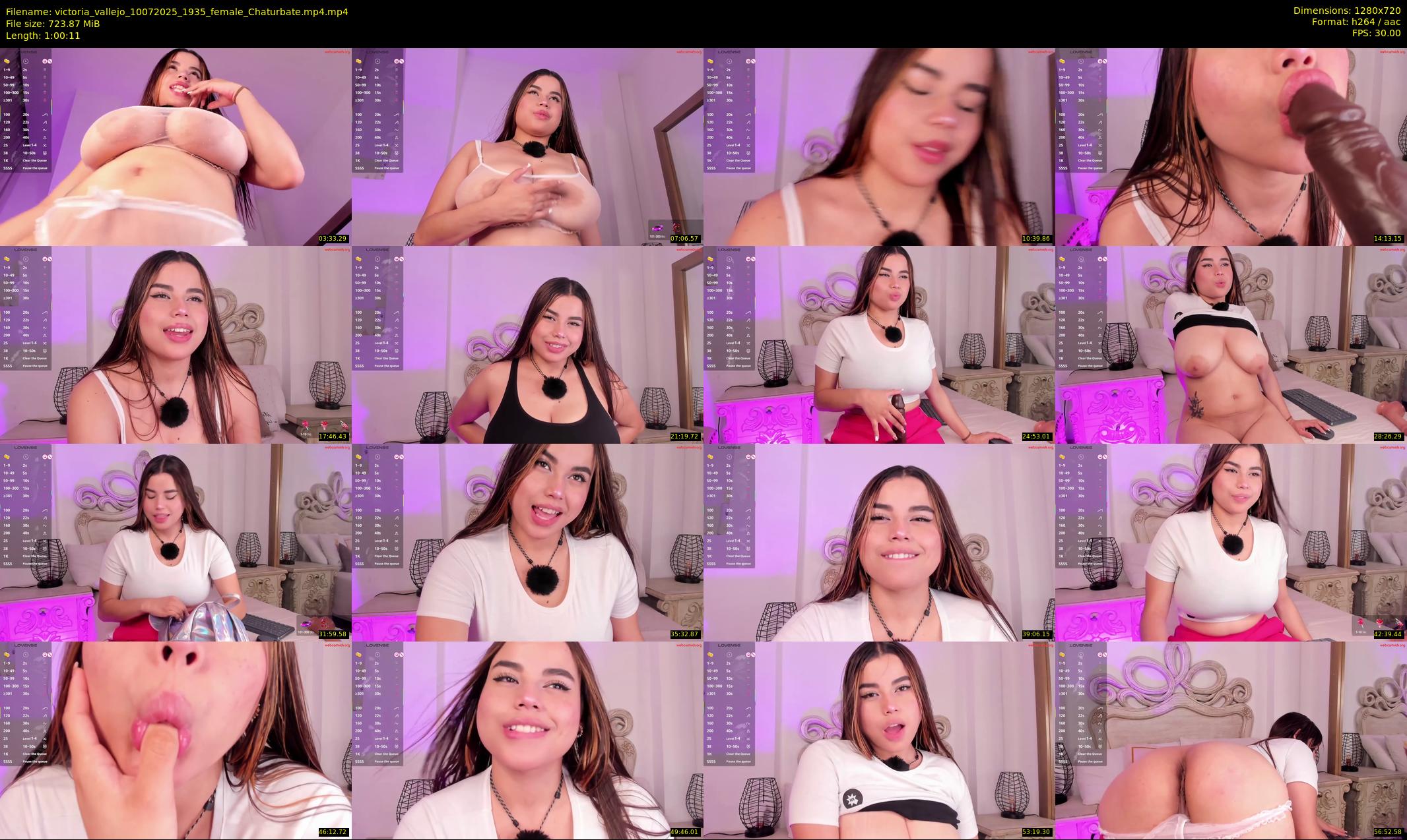 victoria_vallejo — 61 minute Chaturbate female cam show recording, 720p, Jul 10, 2025