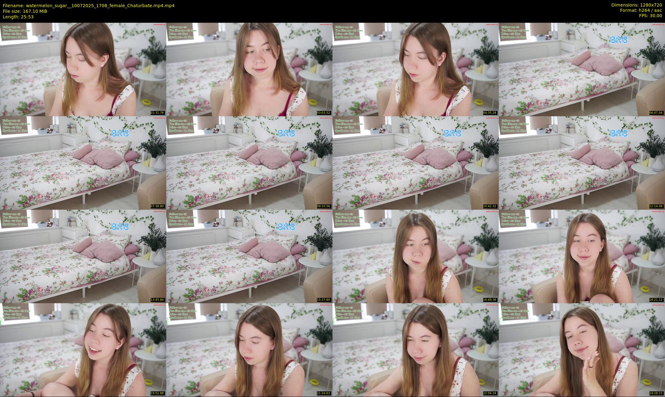 watermelon_sugar_ — 26 minute Chaturbate female cam show recording, 720p, Jul 10, 2025
