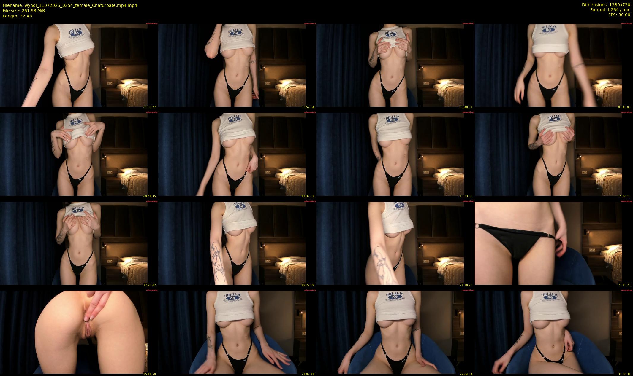 wynol — 33 minute Chaturbate female cam show recording, 720p, Jul 11, 2025
