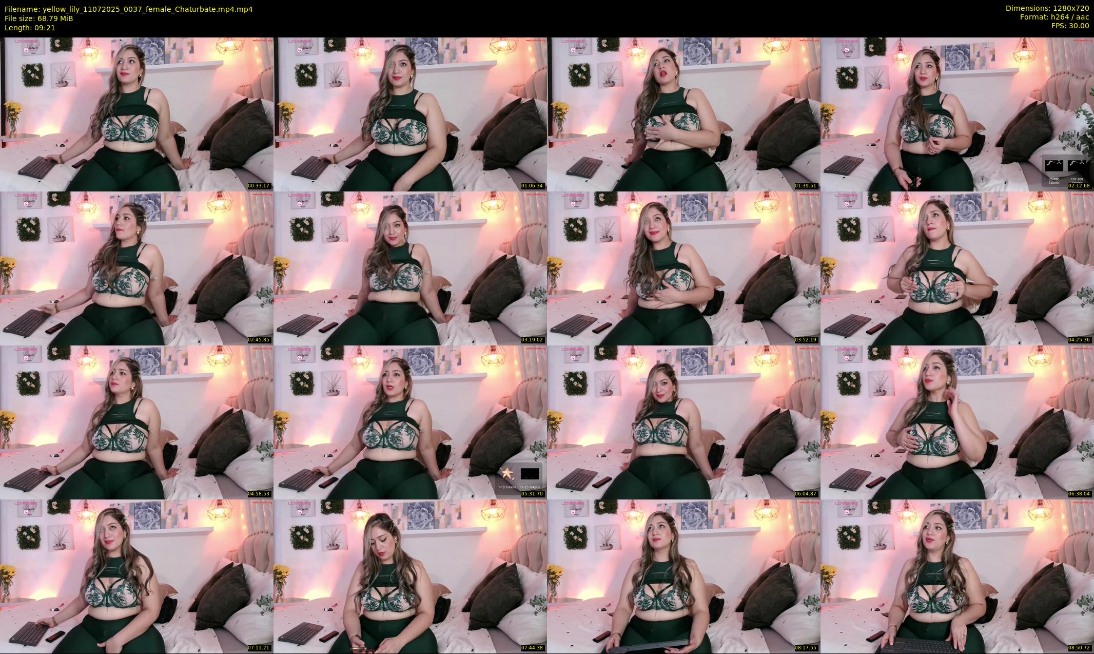 yellow_lily — 10 minute Chaturbate female cam show recording, 720p, Jul 11, 2025