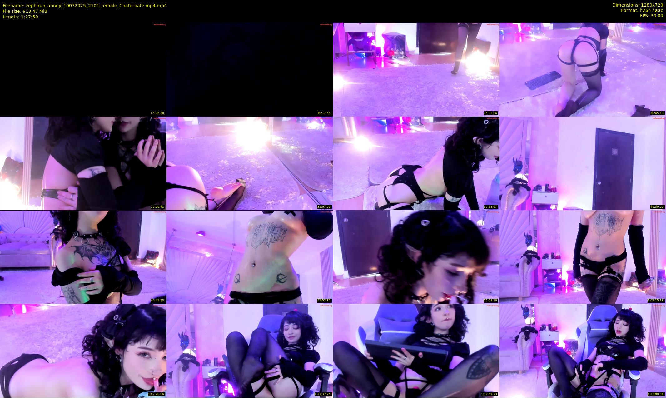 zephirah_abney — 88 minute Chaturbate female cam show recording, 720p, Jul 10, 2025