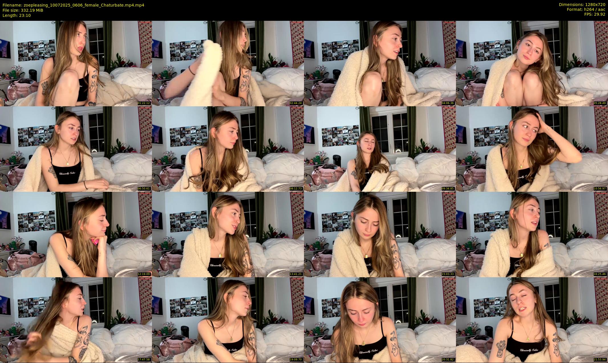 zoepleasing — 24 minute Chaturbate female cam show recording, 720p, Jul 10, 2025