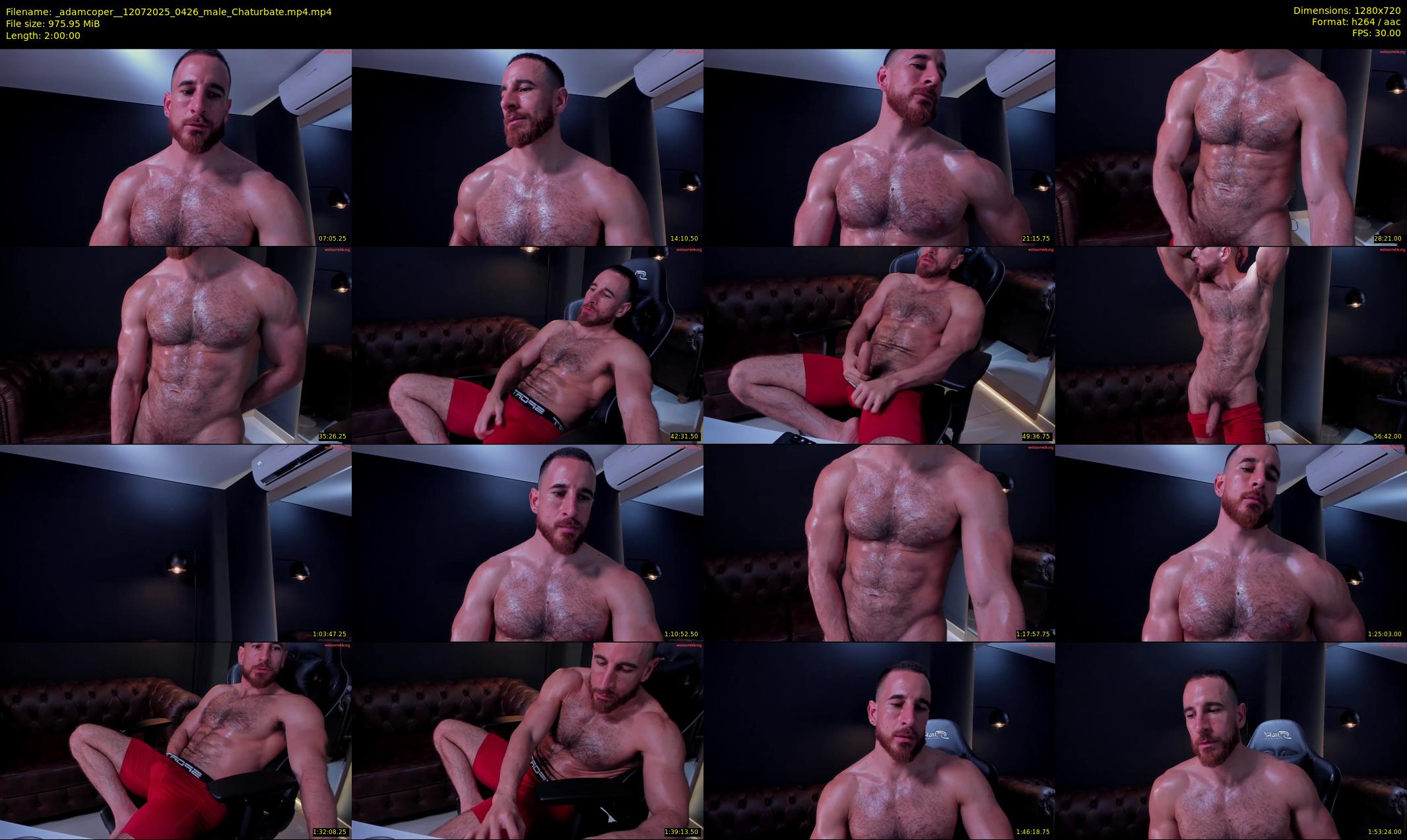 _adamcoper_ — 120 minute Chaturbate male cam show recording, 720p, Jul 12, 2025