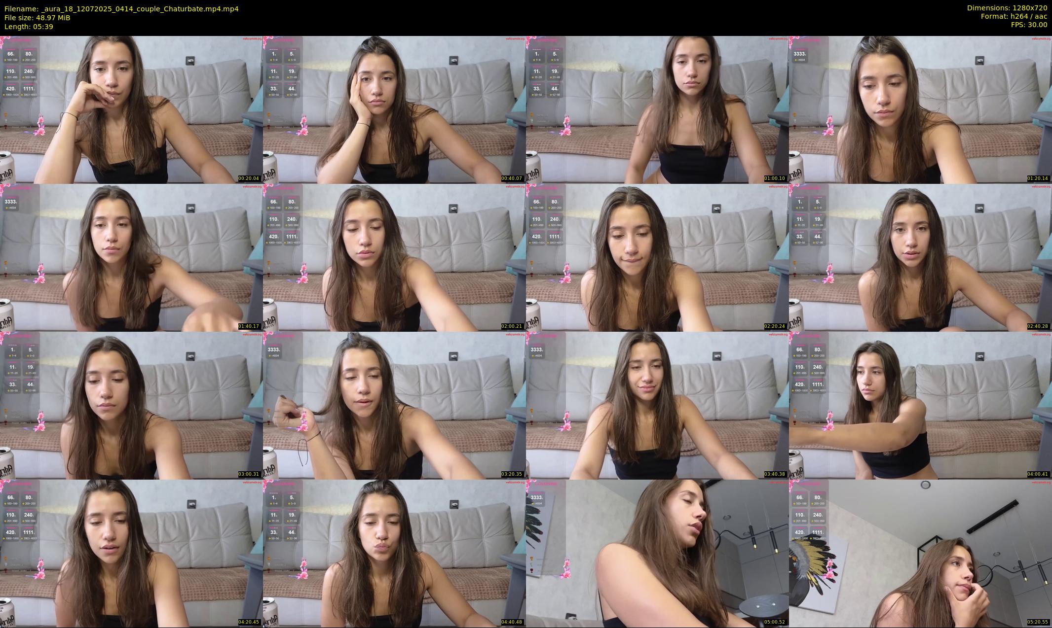 _aura_18 — 6 minute Chaturbate couple cam show recording, 720p, Jul 12, 2025