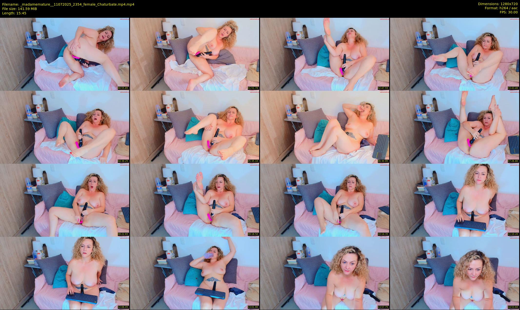 _madamemature_ — 16 minute Chaturbate female cam show recording, 720p, Jul 11, 2025