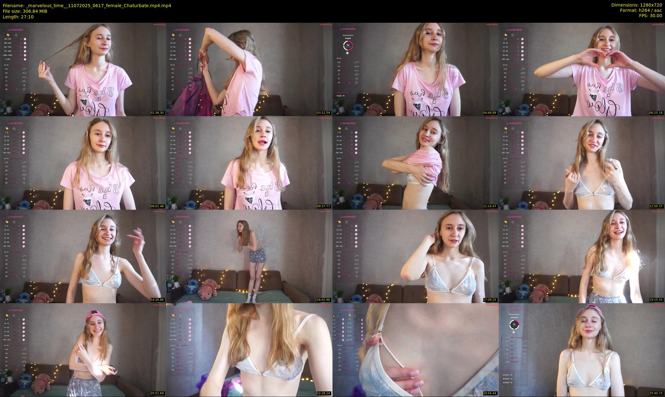_marvelous_time_ — 28 minute Chaturbate female cam show recording, 720p, Jul 11, 2025