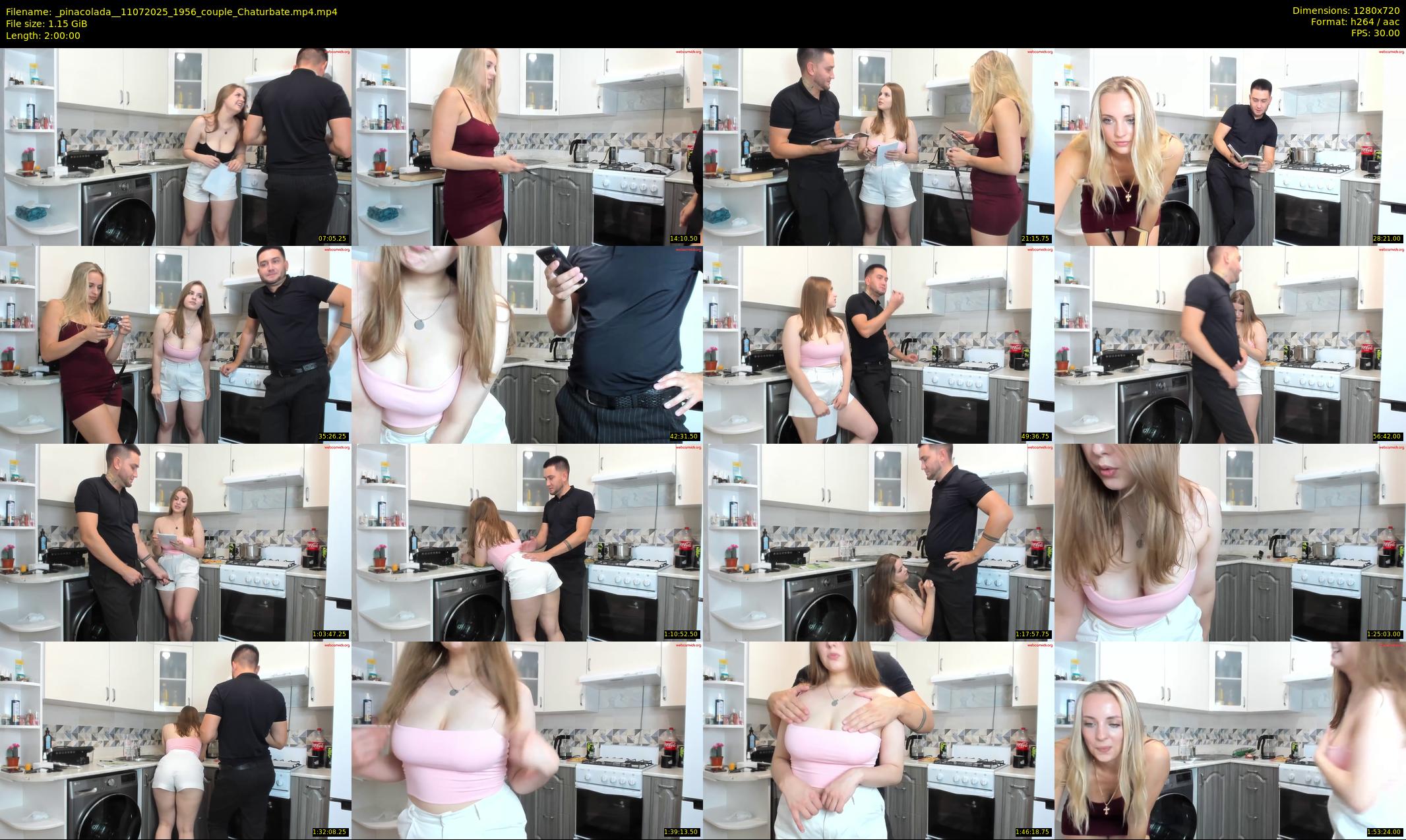 _pinacolada_ — 120 minute Chaturbate couple cam show recording, 720p, Jul 11, 2025