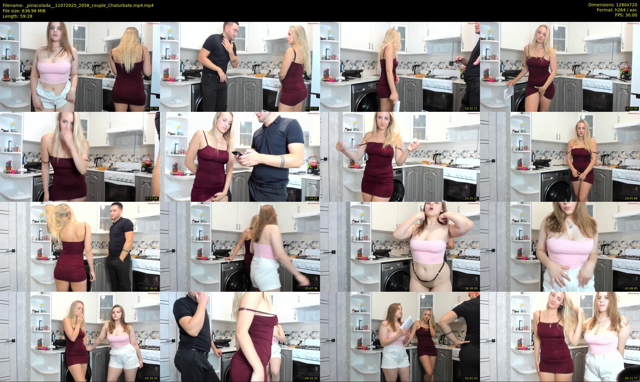 _pinacolada_ — 60 minute Chaturbate couple cam show recording, 720p, Jul 11, 2025