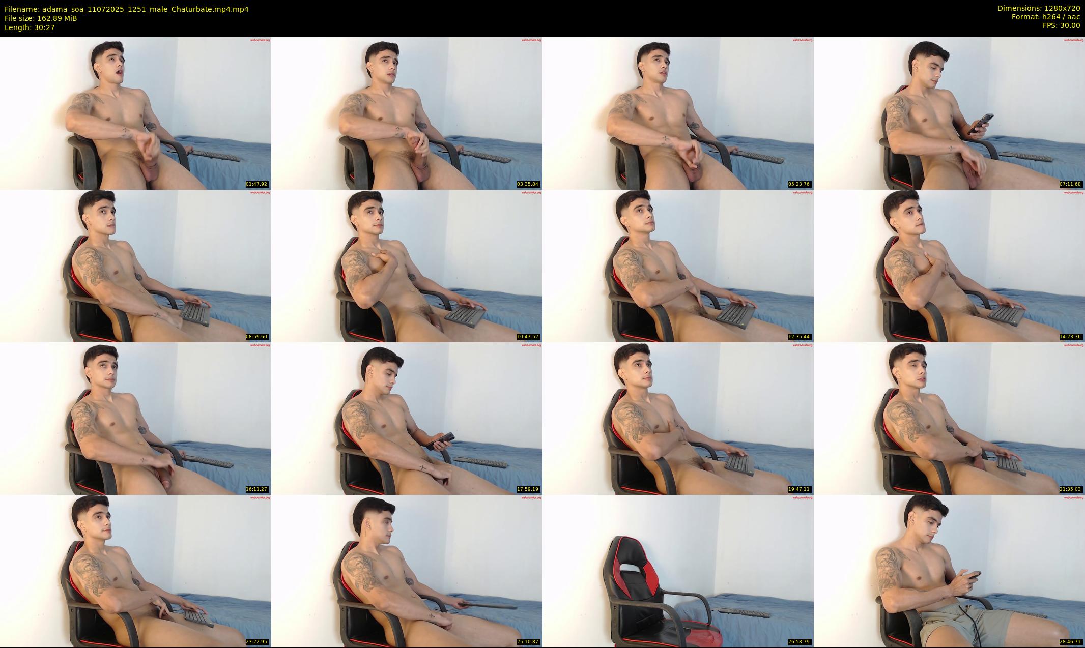 adama_soa — 31 minute Chaturbate male cam show recording, 720p, Jul 11, 2025