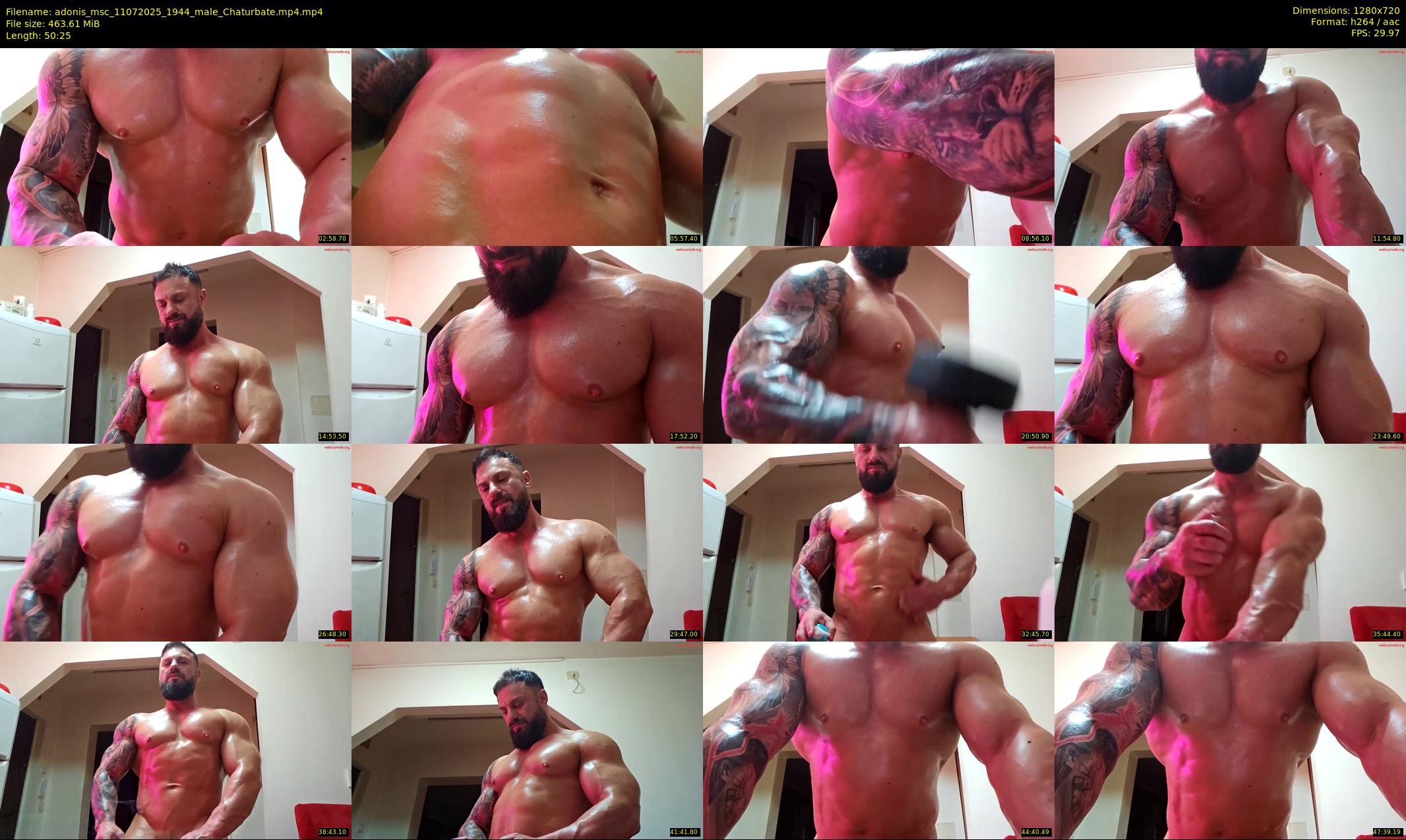 adonis_msc — 51 minute Chaturbate male cam show recording, 720p, Jul 11, 2025