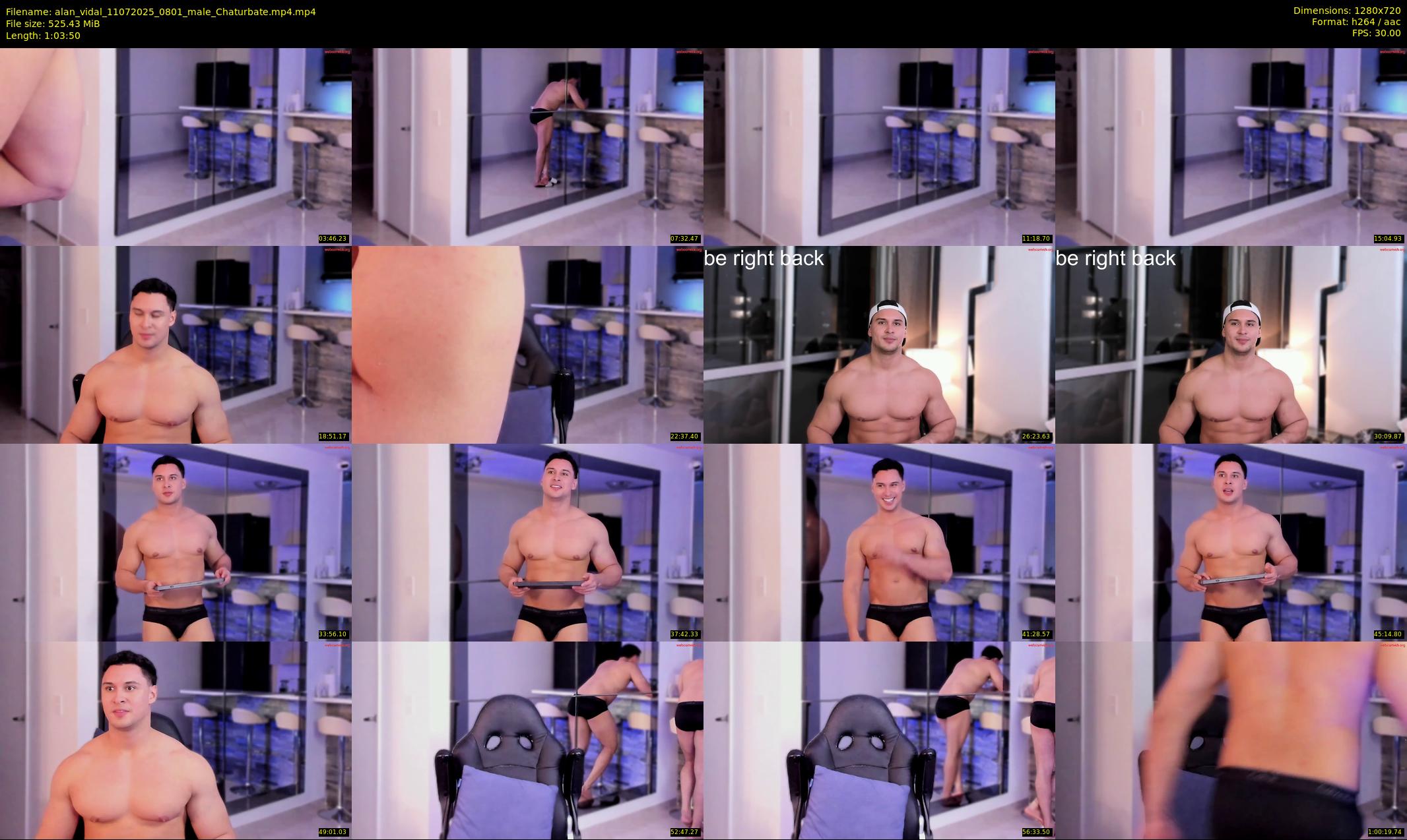 alan_vidal — 64 minute Chaturbate male cam show recording, 720p, Jul 11, 2025