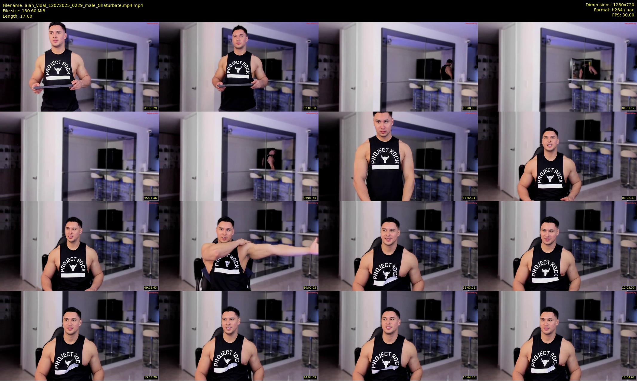 alan_vidal — 17 minute Chaturbate male cam show recording, 720p, Jul 12, 2025