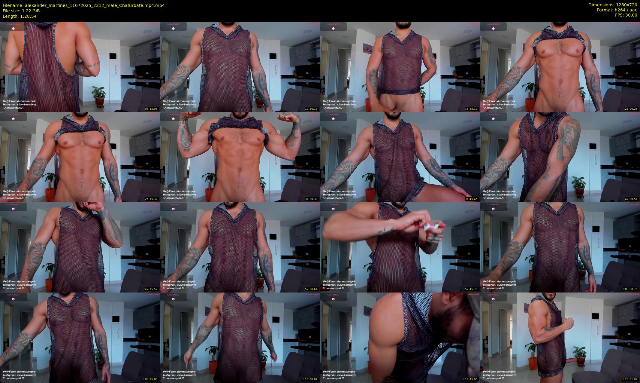 alexander_martines — 89 minute Chaturbate male cam show recording, 720p, Jul 11, 2025