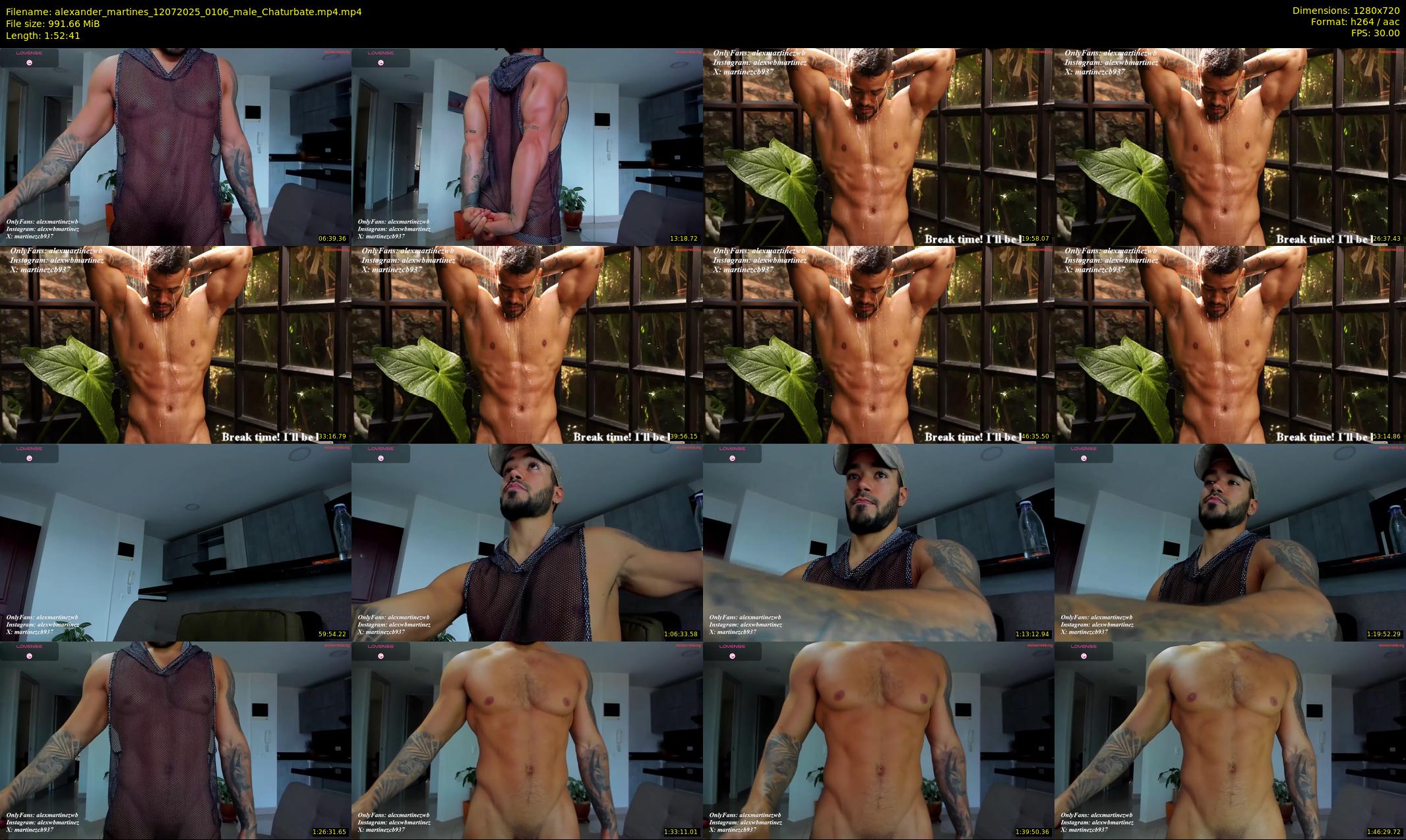 alexander_martines — 113 minute Chaturbate male cam show recording, 720p, Jul 12, 2025