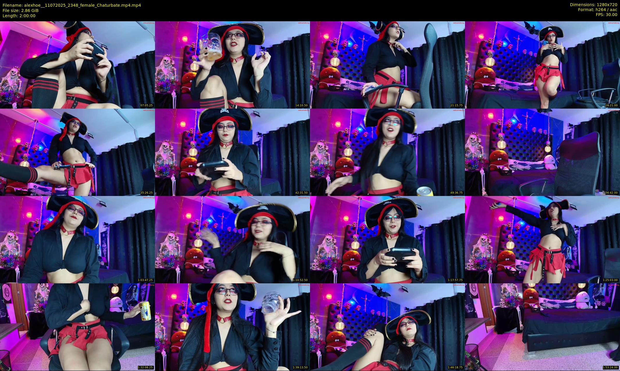 alexhoe_ — 120 minute Chaturbate female cam show recording, 720p, Jul 11, 2025