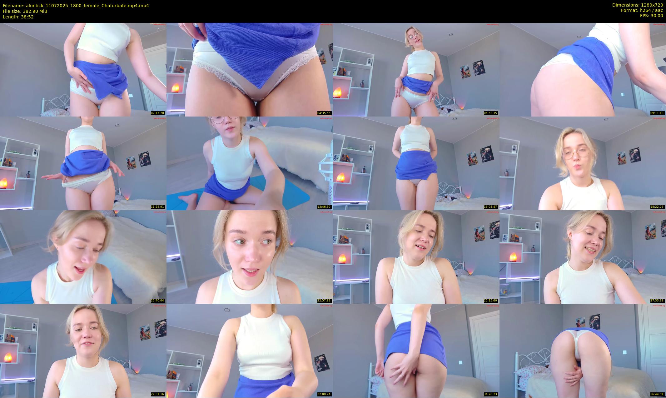 aluntick — 39 minute Chaturbate female cam show recording, 720p, Jul 11, 2025