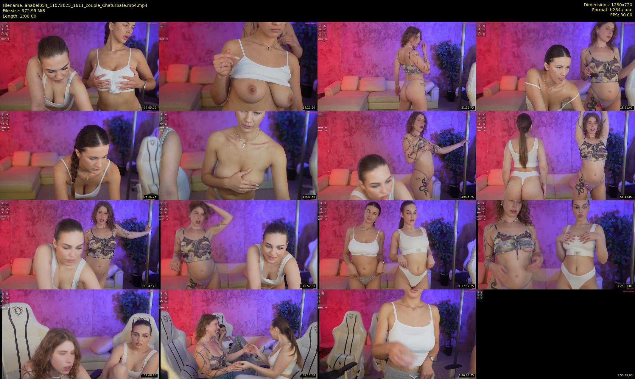 anabel054 — 120 minute Chaturbate female cam show recording, 720p, Jul 11, 2025