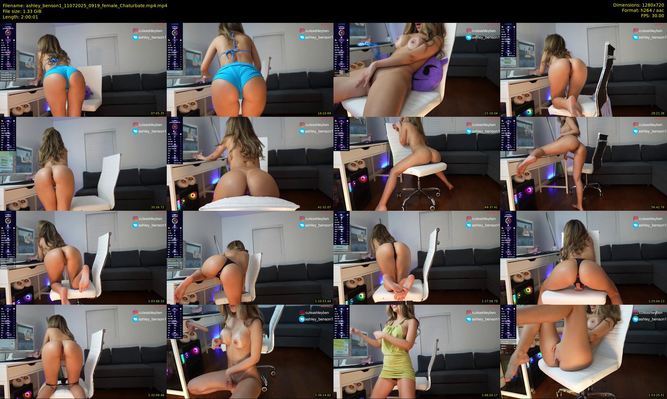 ashley_benson1 — 121 minute Chaturbate female cam show recording, 720p, Jul 11, 2025