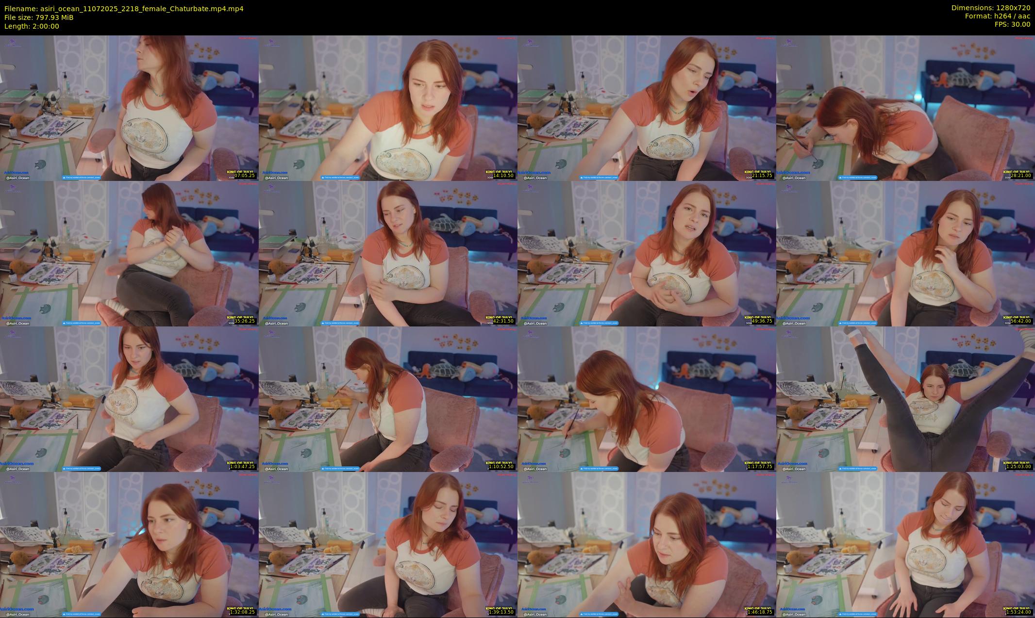 asiri_ocean — 120 minute Chaturbate female cam show recording, 720p, Jul 11, 2025