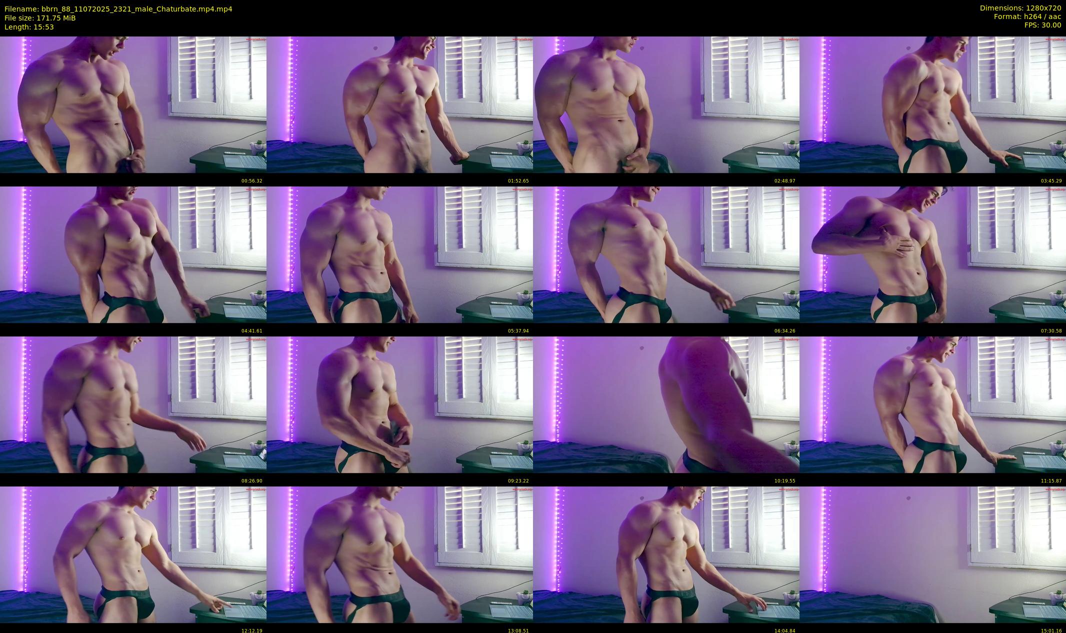 bbrn_88 — 16 minute Chaturbate male cam show recording, 720p, Jul 11, 2025