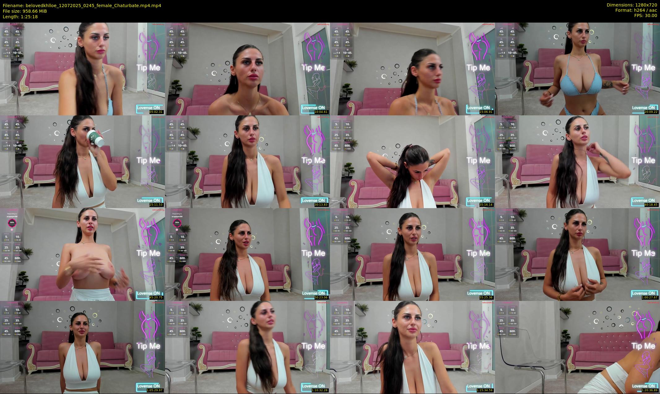 belovedkhlloe — 86 minute Chaturbate female cam show recording, 720p, Jul 12, 2025