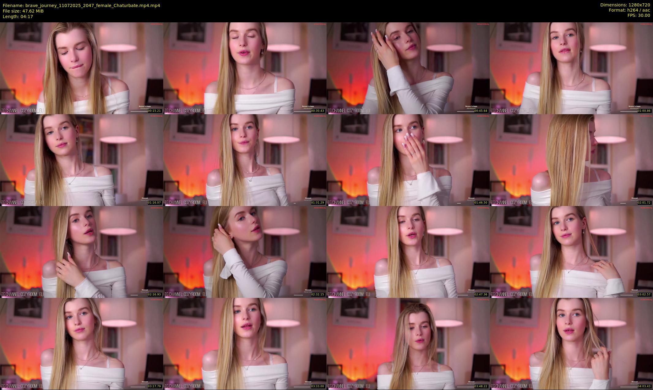 brave_journey — 5 minute Chaturbate female cam show recording, 720p, Jul 11, 2025