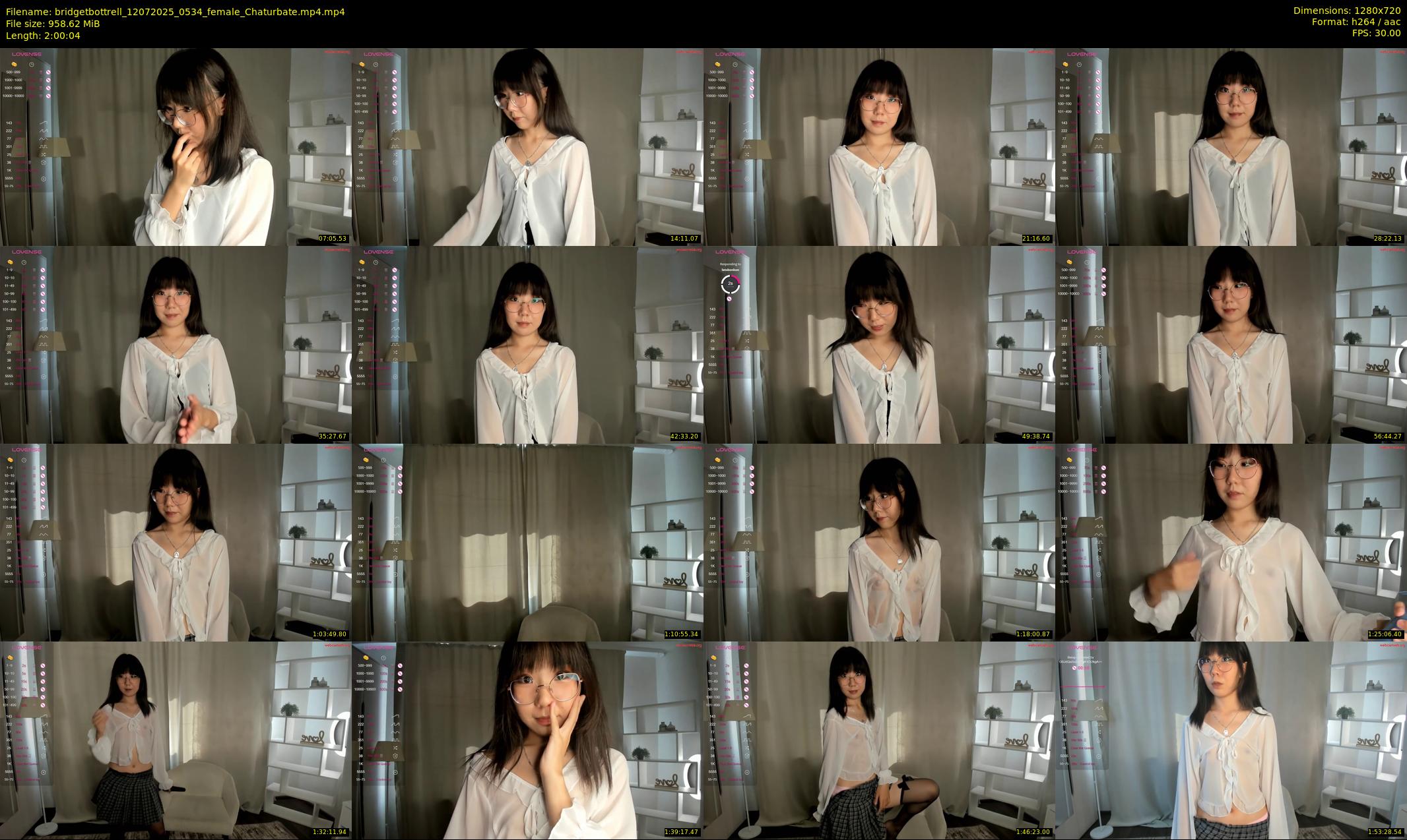 bridgetbottrell — 121 minute Chaturbate female cam show recording, 720p, Jul 12, 2025