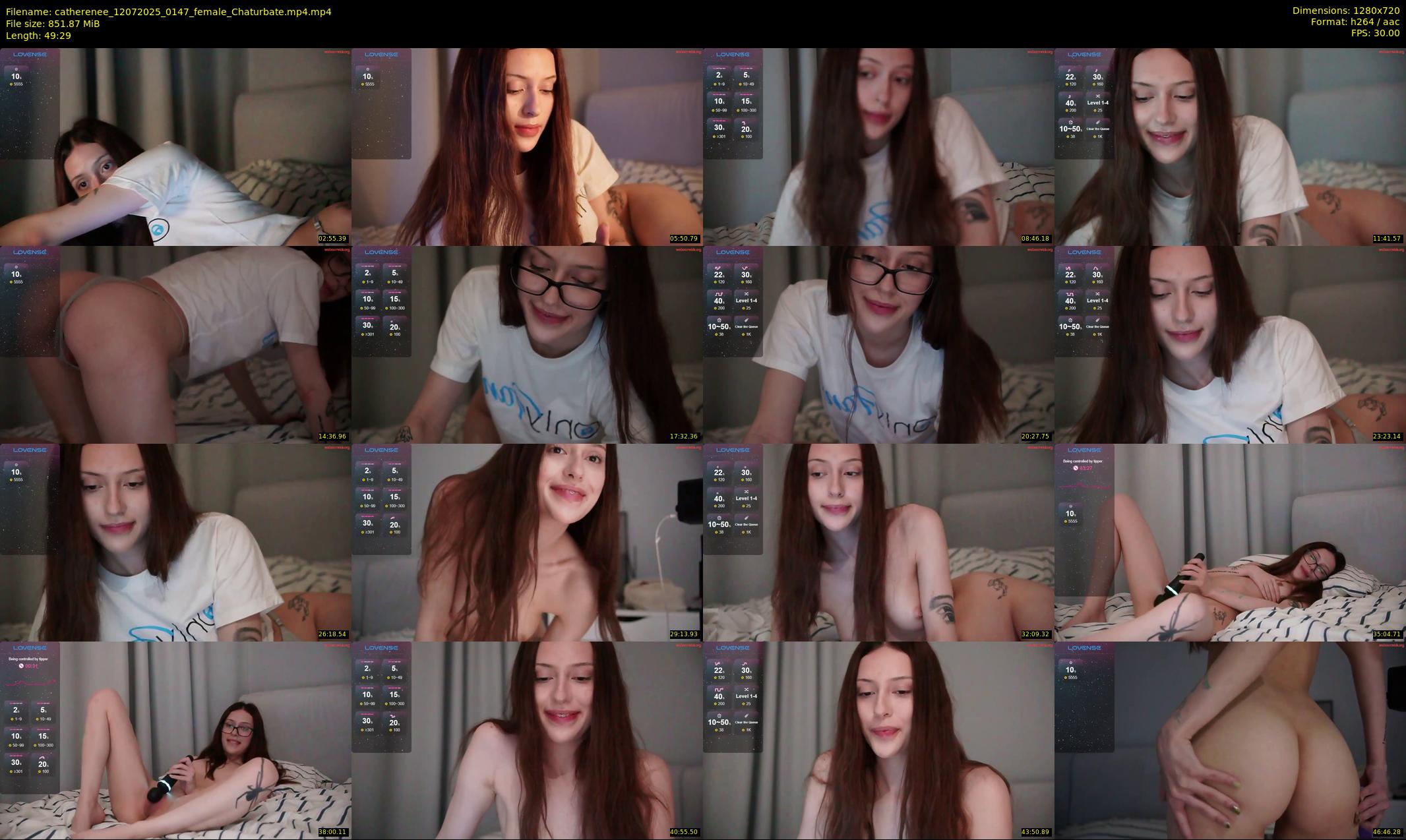 catherenee — 50 minute Chaturbate female cam show recording, 720p, Jul 12, 2025