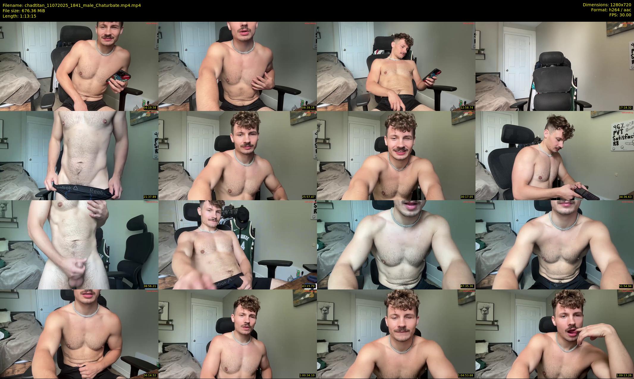 chadtitan — 74 minute Chaturbate male cam show recording, 720p, Jul 11, 2025