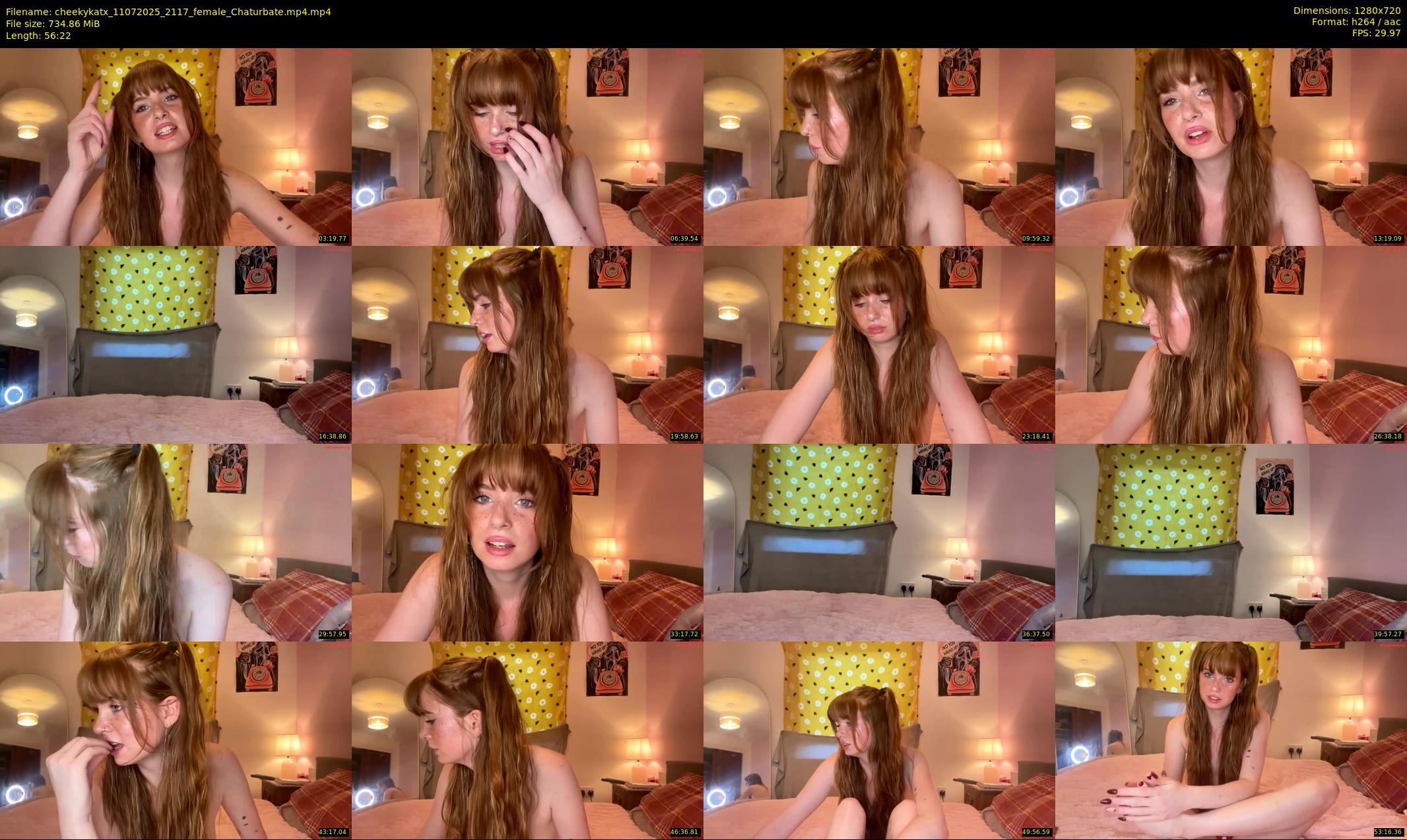 cheekykatx — 57 minute Chaturbate female cam show recording, 720p, Jul 11, 2025