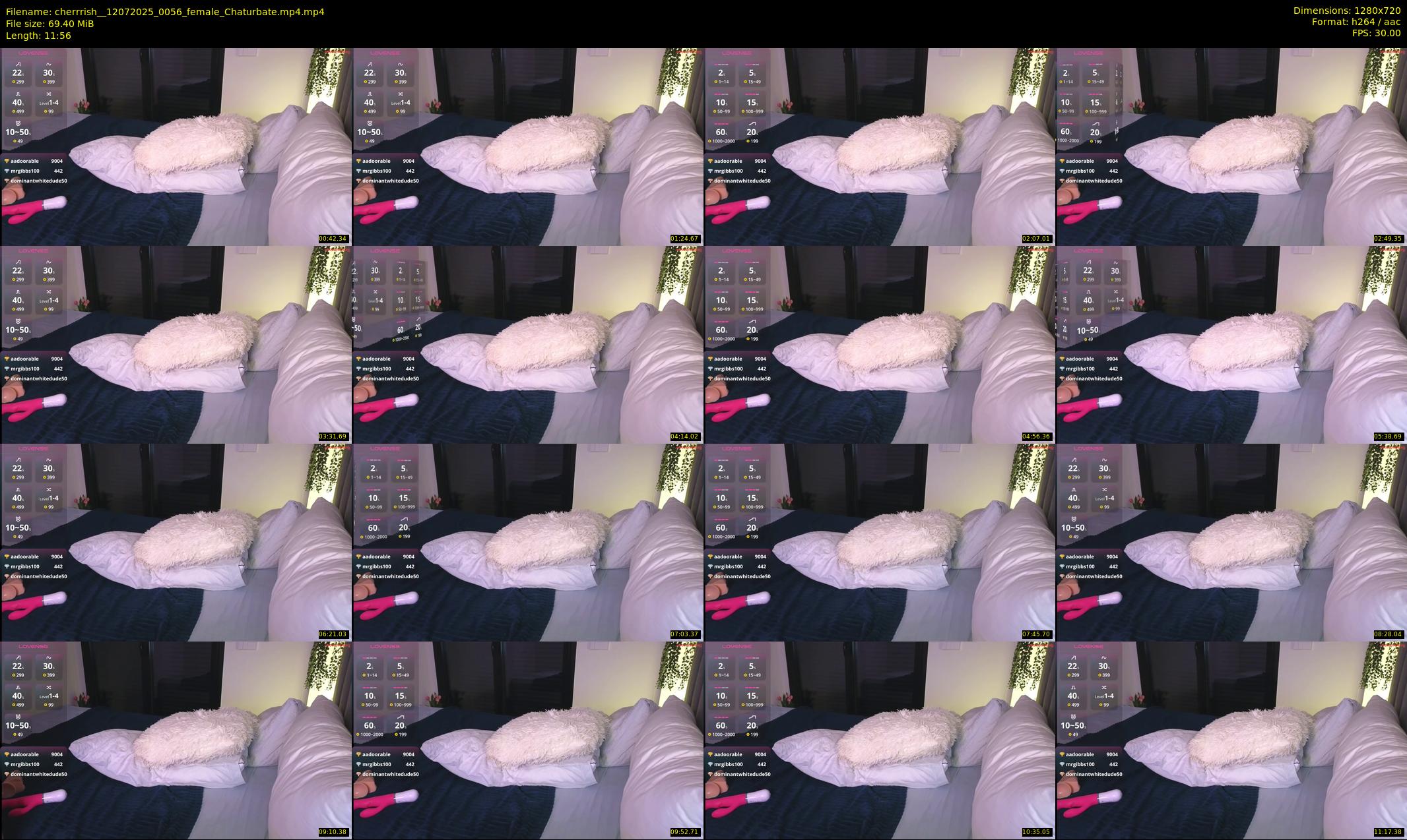 cherrrish_ — 12 minute Chaturbate female cam show recording, 720p, Jul 12, 2025