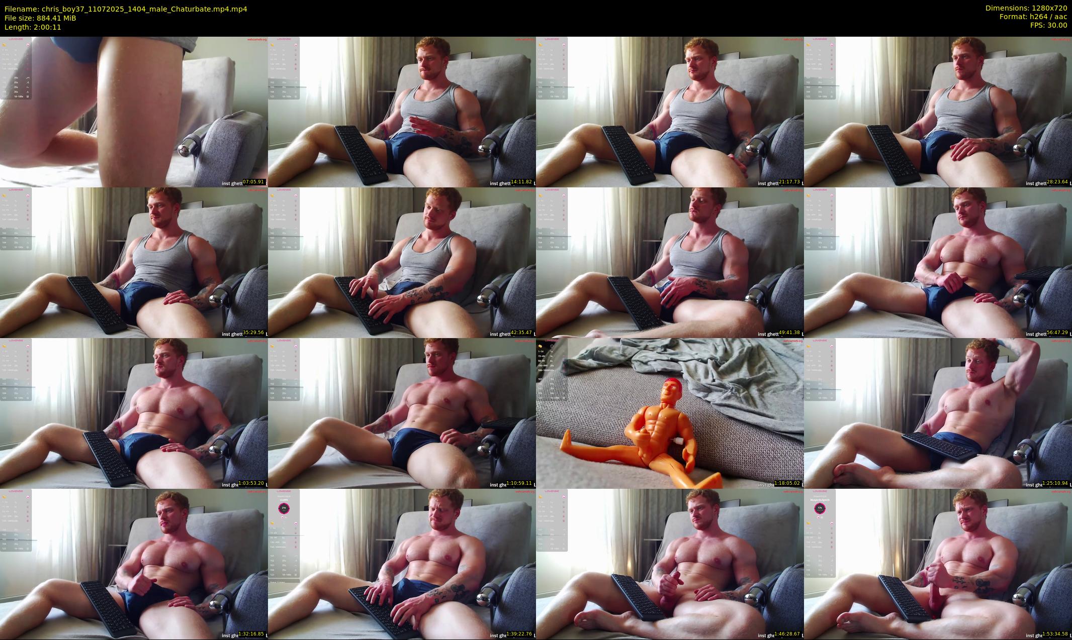 chris_boy37 — 121 minute Chaturbate male cam show recording, 720p, Jul 11, 2025