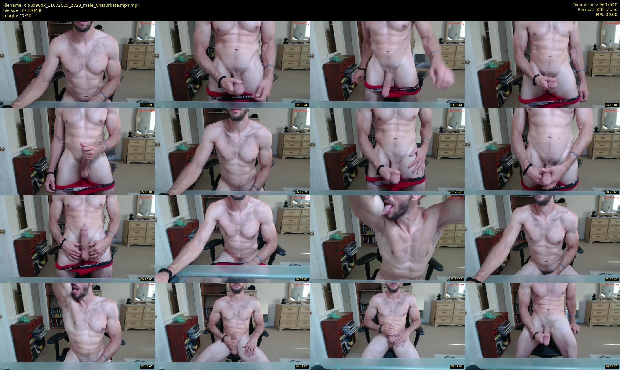 cloud900x — 18 minute Chaturbate male cam show recording, 480p, Jul 11, 2025