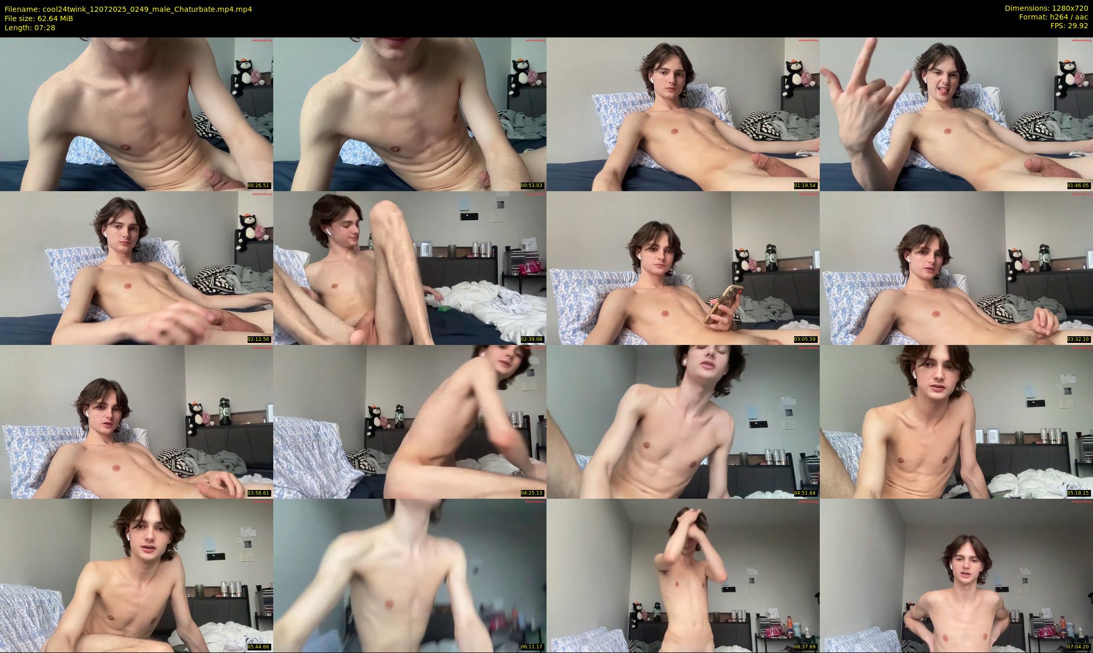 cool24twink — 8 minute Chaturbate male cam show recording, 720p, Jul 12, 2025