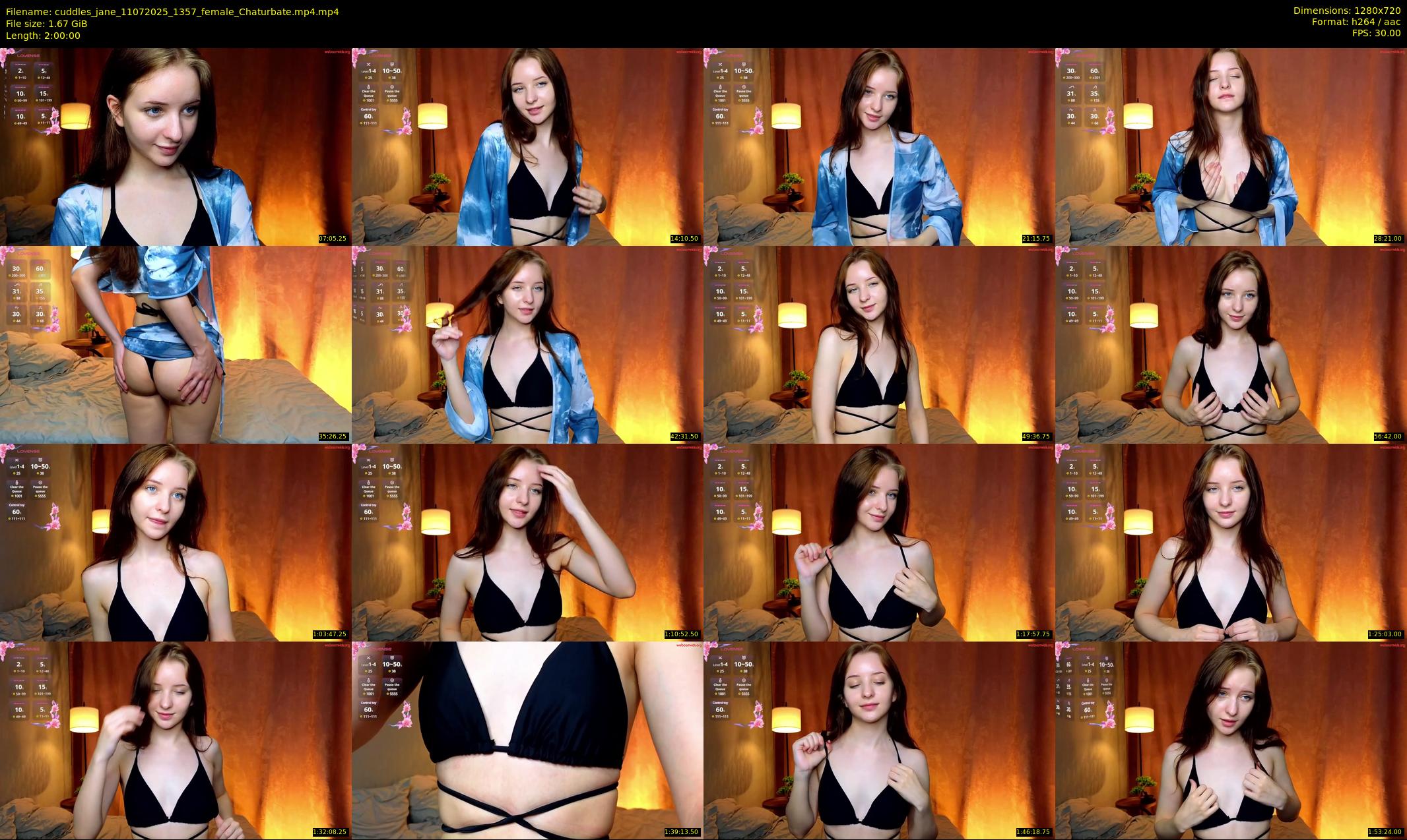 cuddles_jane — 120 minute Chaturbate female cam show recording, 720p, Jul 11, 2025