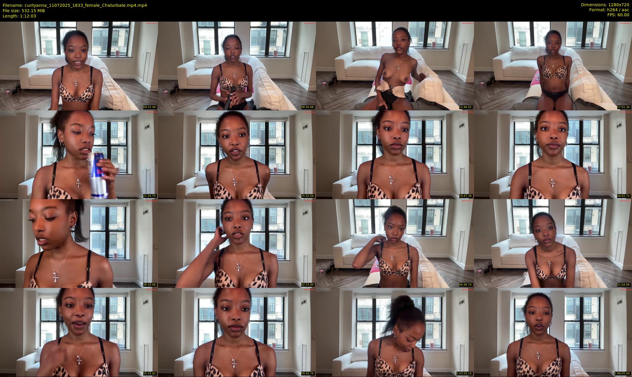 cuntyanna — 73 minute Chaturbate female cam show recording, 720p, Jul 11, 2025