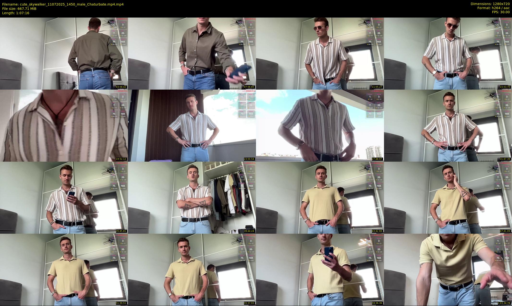 cute_skywalker — 68 minute Chaturbate male cam show recording, 720p, Jul 11, 2025