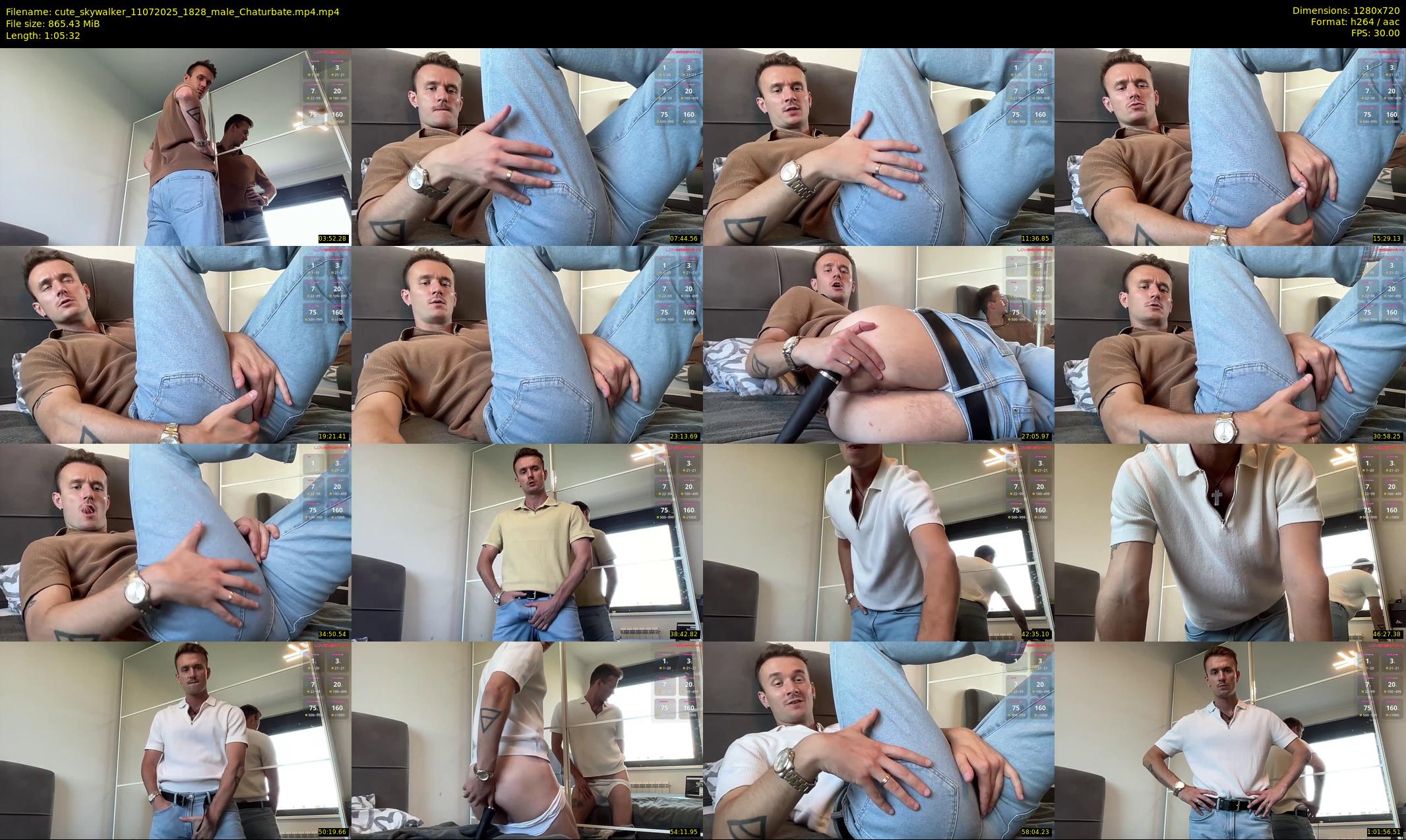 cute_skywalker — 66 minute Chaturbate male cam show recording, 720p, Jul 11, 2025