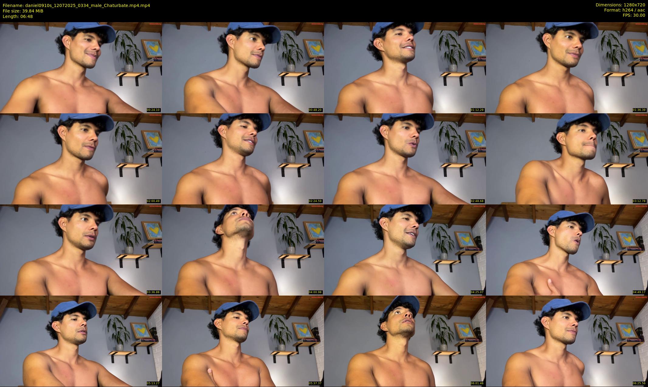 daniel0910s — 7 minute Chaturbate male cam show recording, 720p, Jul 12, 2025