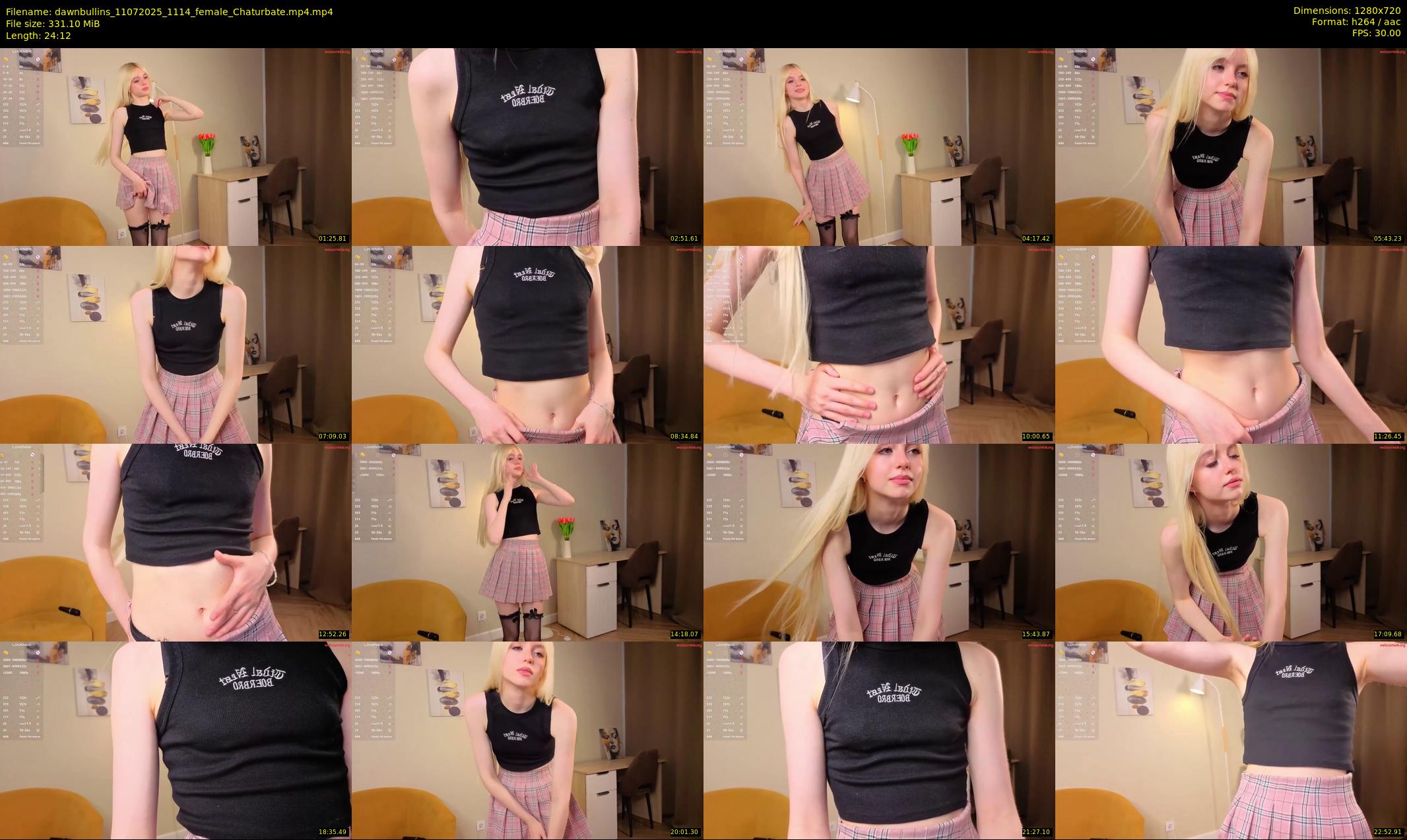dawnbullins — 25 minute Chaturbate female cam show recording, 720p, Jul 11, 2025