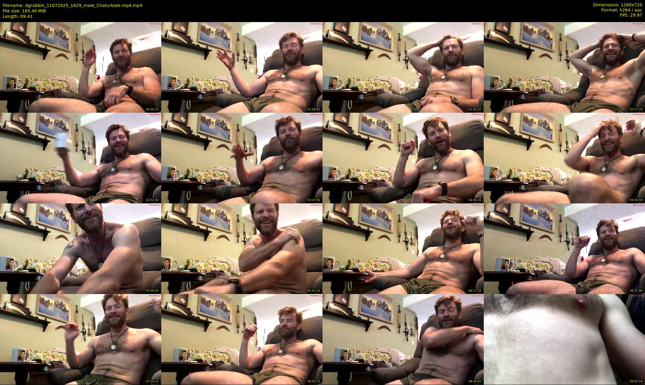 dgrabbin — 10 minute Chaturbate male cam show recording, 720p, Jul 11, 2025