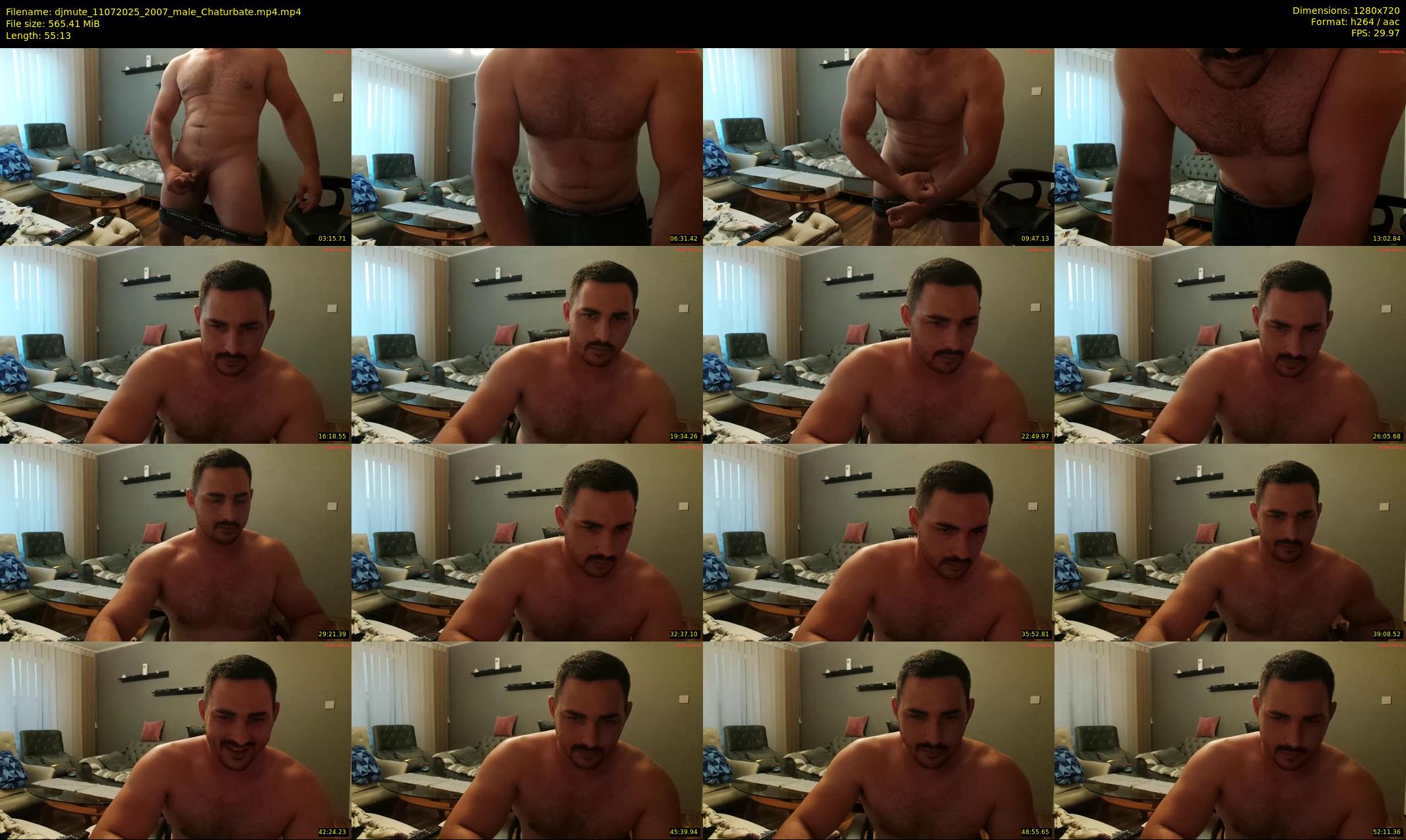 djmute — 56 minute Chaturbate male cam show recording, 720p, Jul 11, 2025