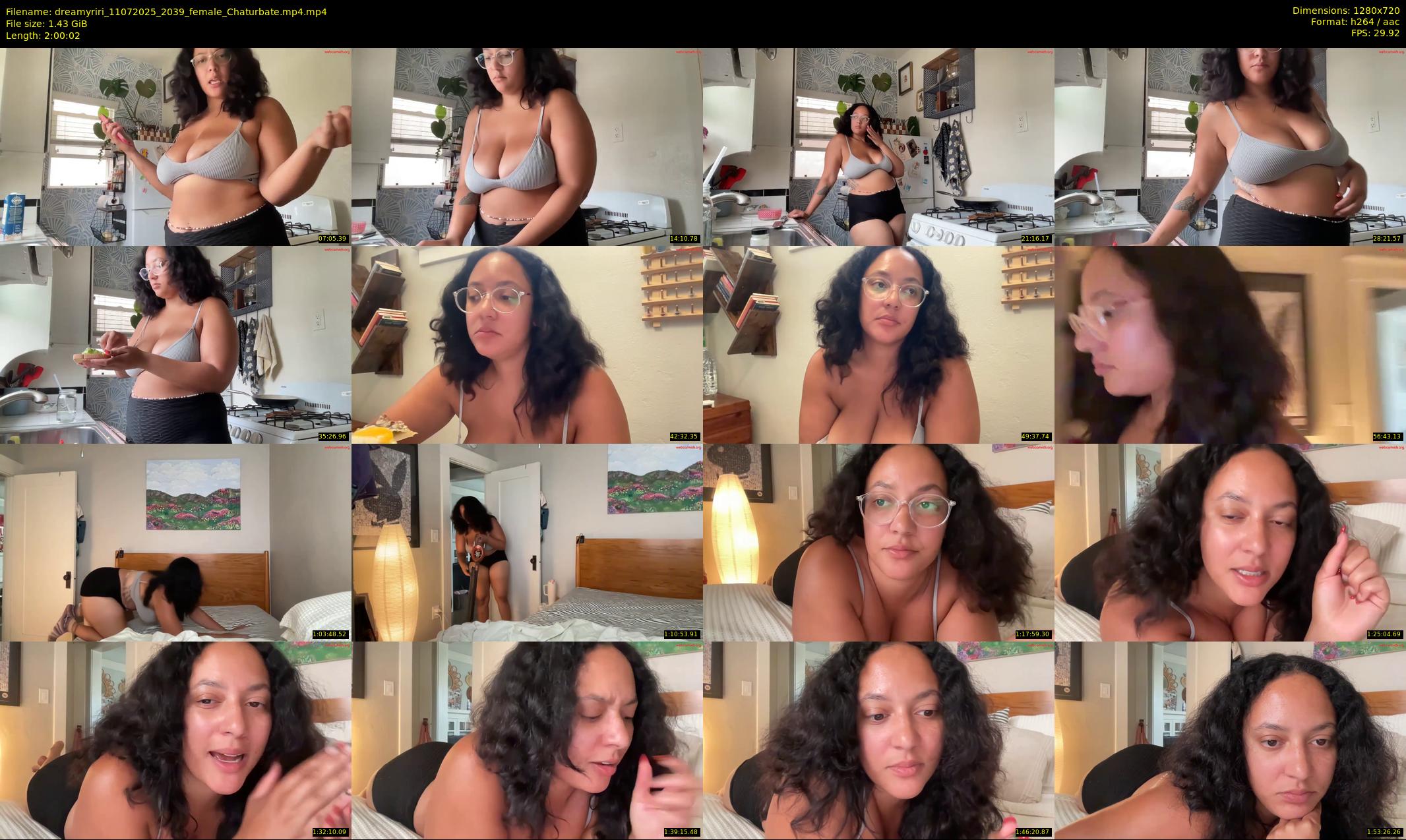 dreamyriri — 121 minute Chaturbate female cam show recording, 720p, Jul 11, 2025