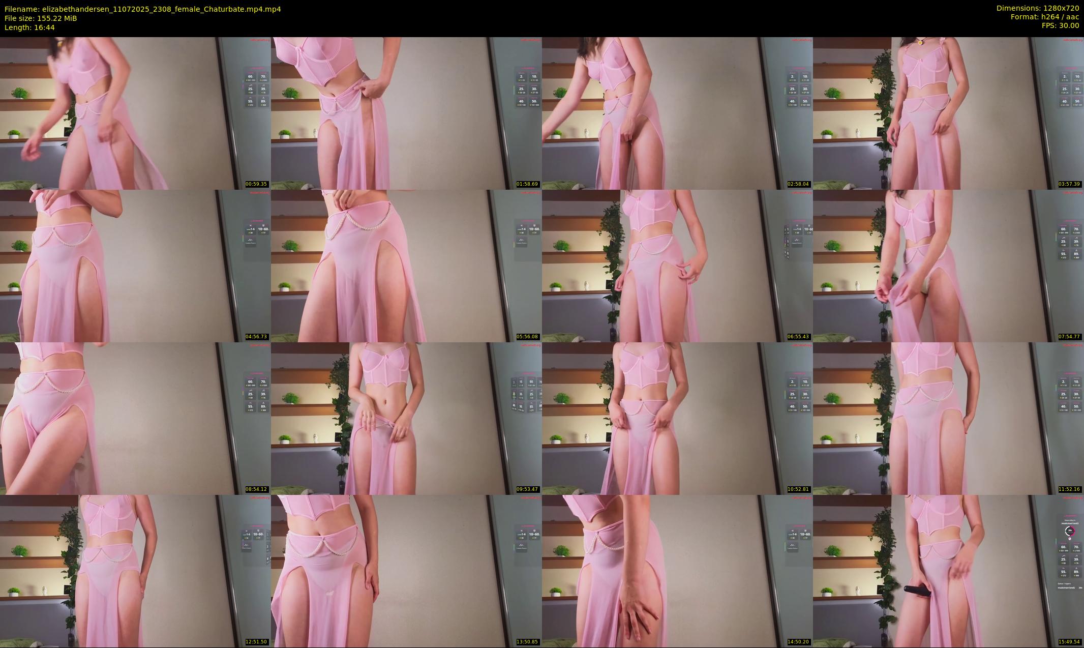 elizabethandersen — 17 minute Chaturbate female cam show recording, 720p, Jul 11, 2025