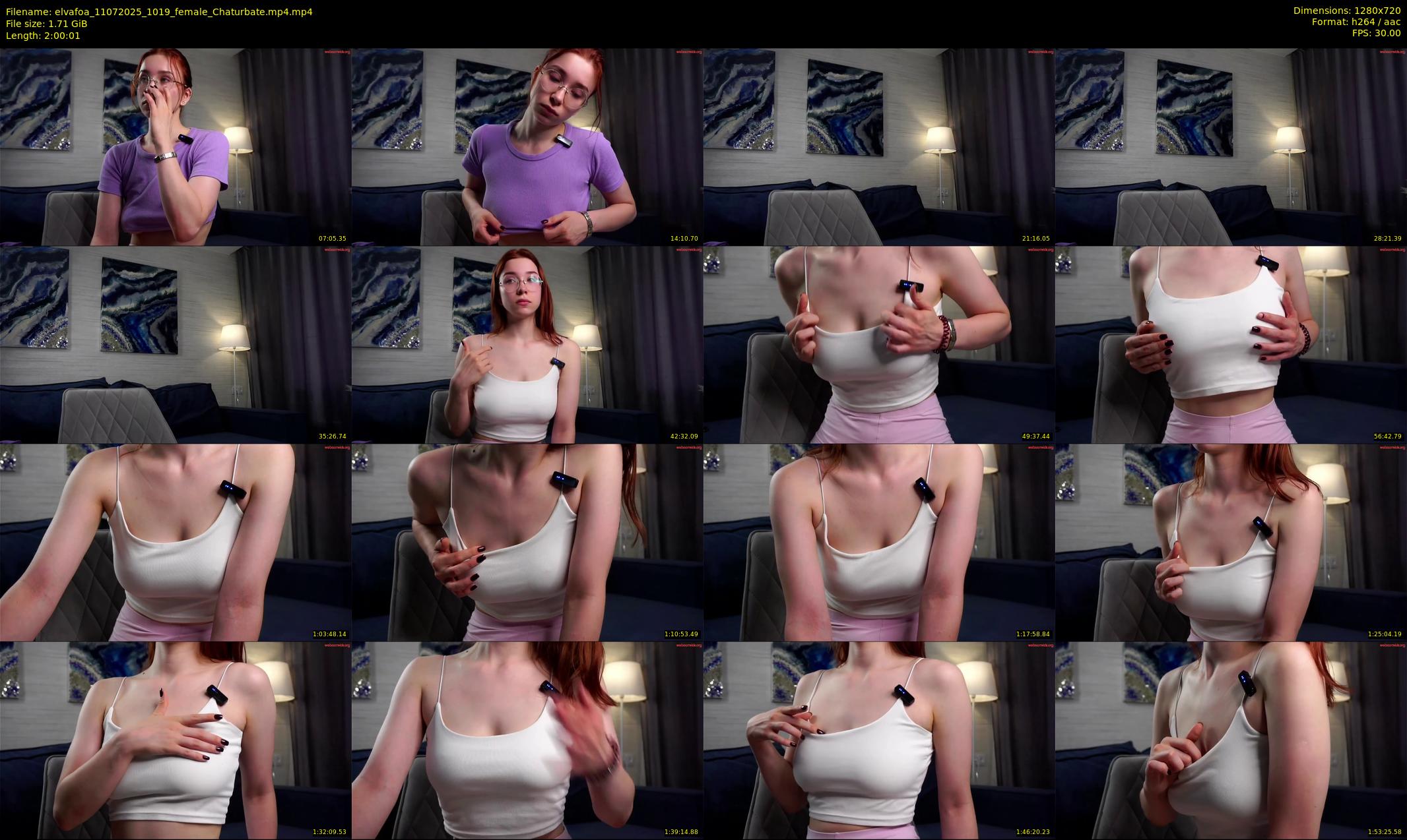 elvafoa — 121 minute Chaturbate female cam show recording, 720p, Jul 11, 2025