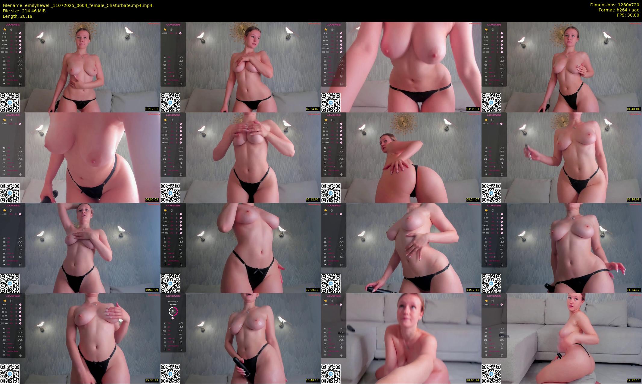 emilyhewell — 21 minute Chaturbate female cam show recording, 720p, Jul 11, 2025
